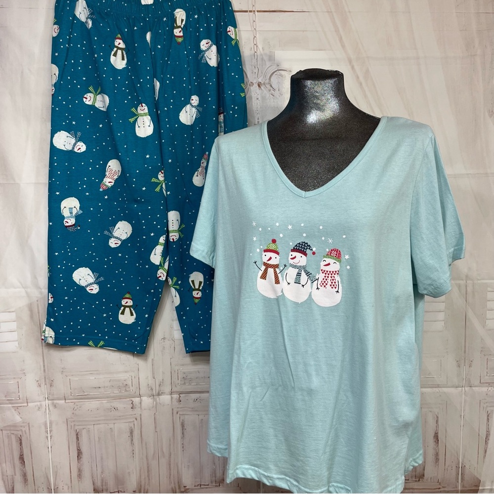 Dreams & Co L (18/20) 2 piece capri pajama set
